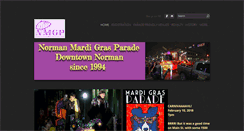 Desktop Screenshot of normanmardigrasparade.com